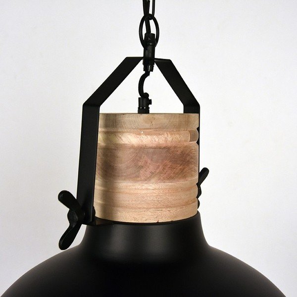 Crna stropna svjetiljka LABEL51 Mreža, ⌀ 52 cm-image-3