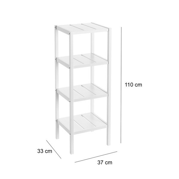 Bijeli regal 37x110 cm – Casa Selección-image-3