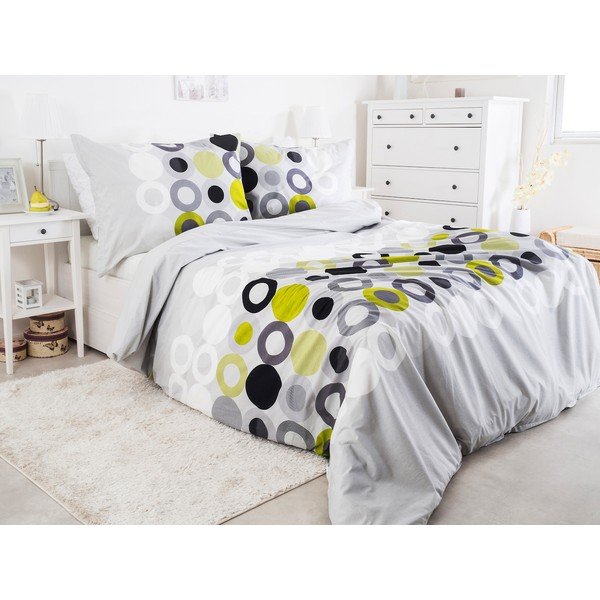 Svijetlo siva posteljina za krevet za jednu osobu od krepa 140x200 cm Top Class – B.E.S.-image-1