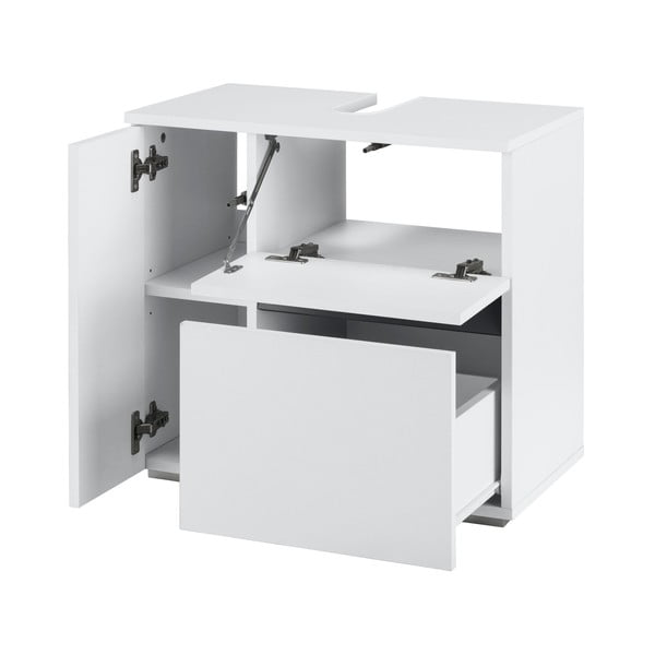 Bijeli ormarić za umivaonik Støraa Wisla, 60 x 55 cm-image-2