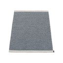 Sivi unutarnji i vanjski tepih 60x85 cm Mono Granit – Pappelina