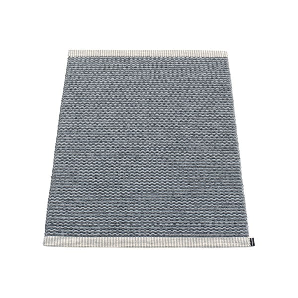 Sivi unutarnji i vanjski tepih 60x85 cm Mono Granit – Pappelina