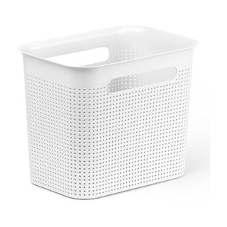 Bijela košara za pohranu od reciklirane plastike Brisen - Rotho