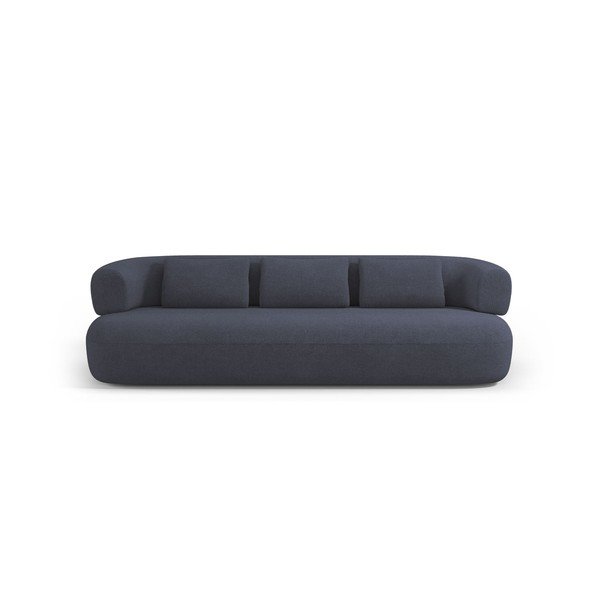 Tamno plava sofa od bouclé tkanine 200 cm Jenny – Micadoni -image-3