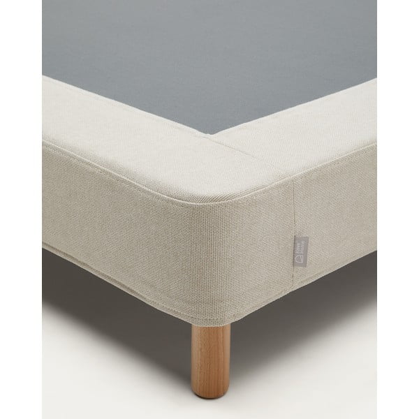 Bež tapecirani bračni krevet 160x200 cm Ofelia – Kave Home-image-1