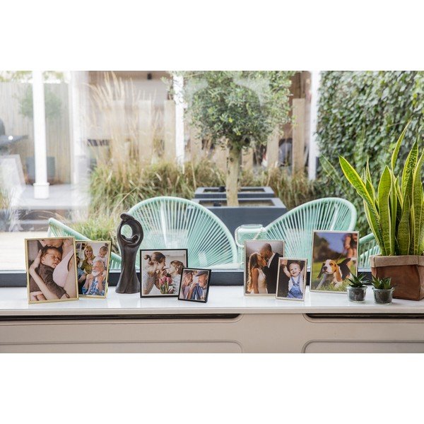 Metalni stojeći/viseći okvir u zlatnoj boji 11x16 cm Sweet Memory – Zilverstad-image-3