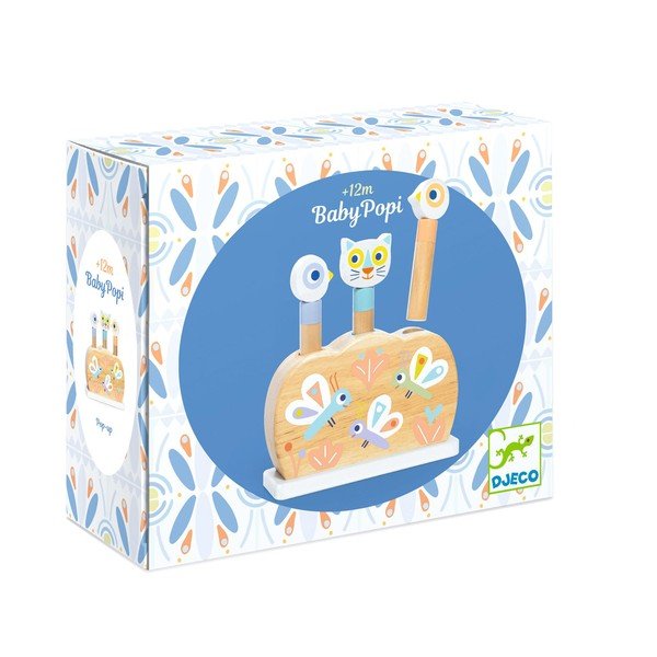 Drvena igračka s pop-up životinjama Djeco-image-1