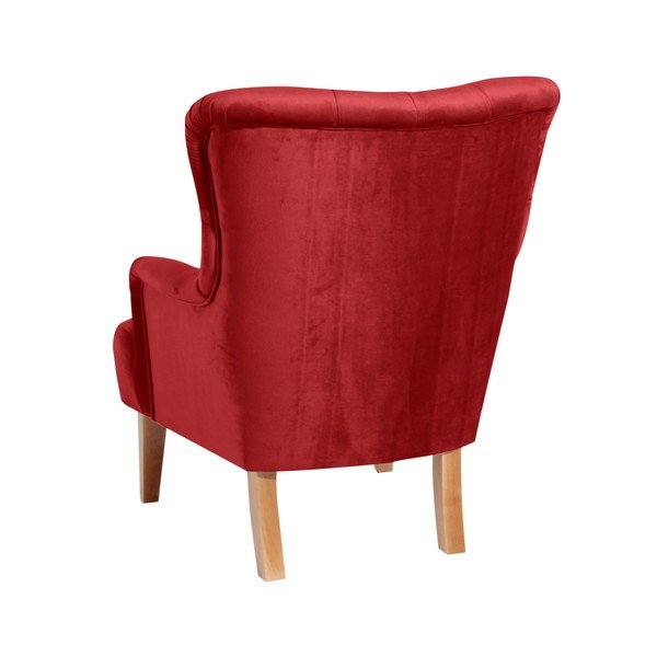 Cigla crvena fotelja Max Winzer Brandon Suede-image-4