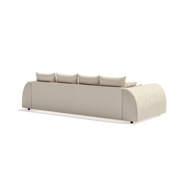 Krem sofa od samta 310 cm Vanessa – Ropez-image-2