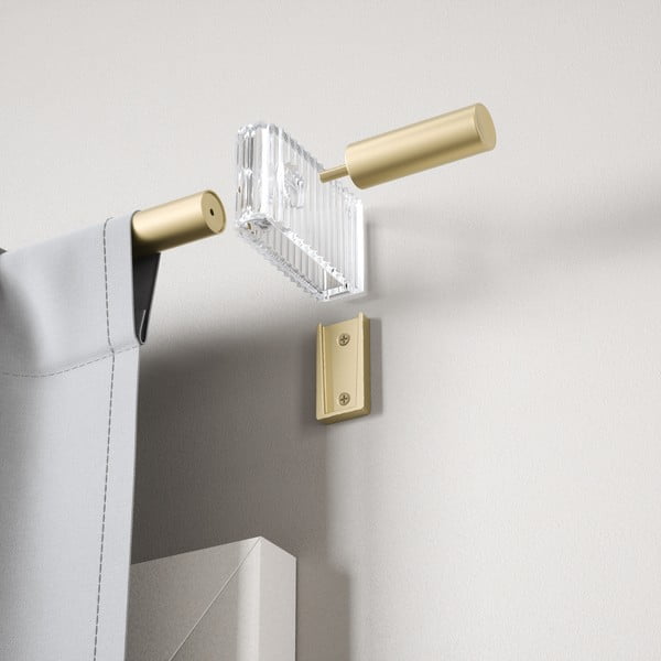 Željezna proširiva karniša mat zlatna 107 - 305 cm Flute – Umbra-image-1