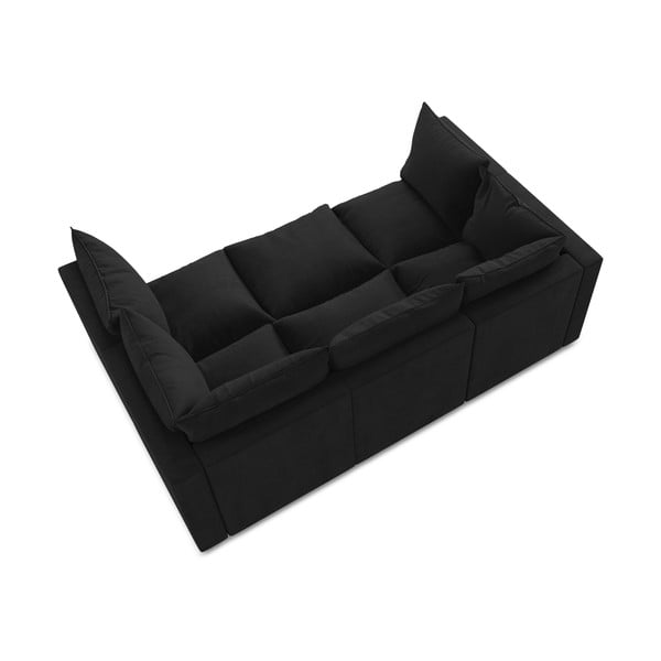 Crna sofa 255 cm Manao – Makamii-image-3