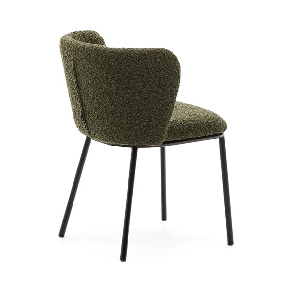 Zelena podstavljena blagovaonska stolica Ciselia – Kave Home-image-3