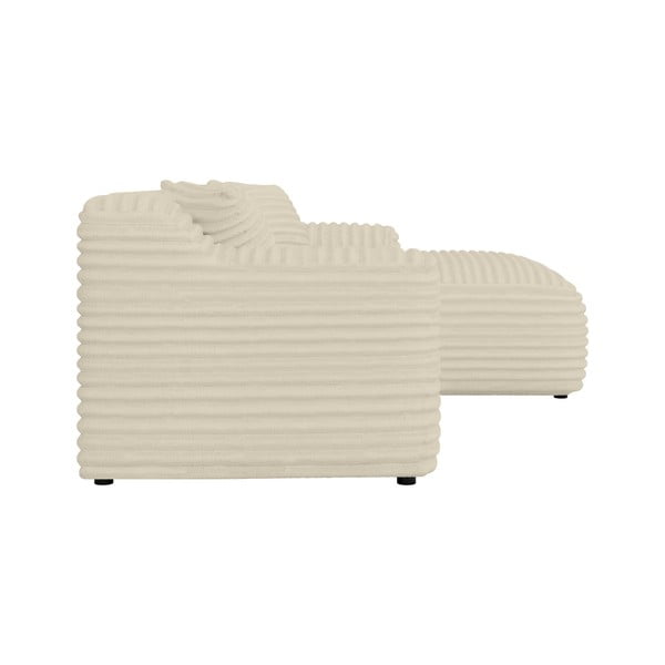 Bež kutna garnitura od samta (s desnim kutom/s ležaljkom) Martin – Ropez-image-3