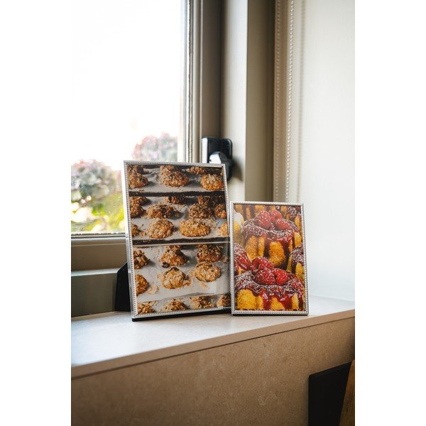 Metalni stojeći okvir u sjajno srebrnoj boji 14x19 cm Sweet Memory Pearl – Zilverstad-image-2