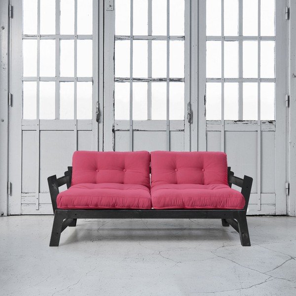 Sofa na razvlačenje Karup Step Black / Magenta-image-1