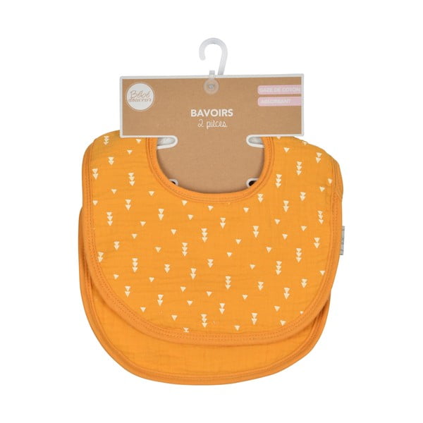 Žuti  podbraci u setu 2 kom od muslina – Bébé Douceur-image-3