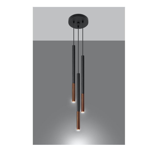 Crna visilica Sollux Asarot Chrome-image-1