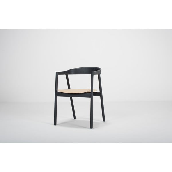 Crna stolica od hrastovine Gazzda Muna-image-2