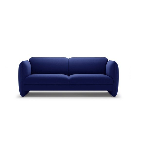 Plava baršunasti sofa 204 cm Georgia – Micadoni 