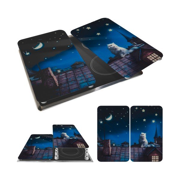 Zaštitni poklopci za štednjak u setu od kaljenog stakla 2 kom 30x52 cm – Maximex-image-3