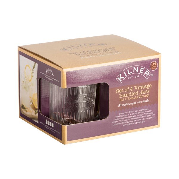 Set od 4 čaše Kilner Vintage, 0,4 l-image-1
