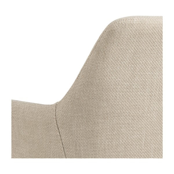 Bež podstavljene blagovaonske stolice u setu s naslonima za ruke 2 kom Lizzy – Actona-image-4