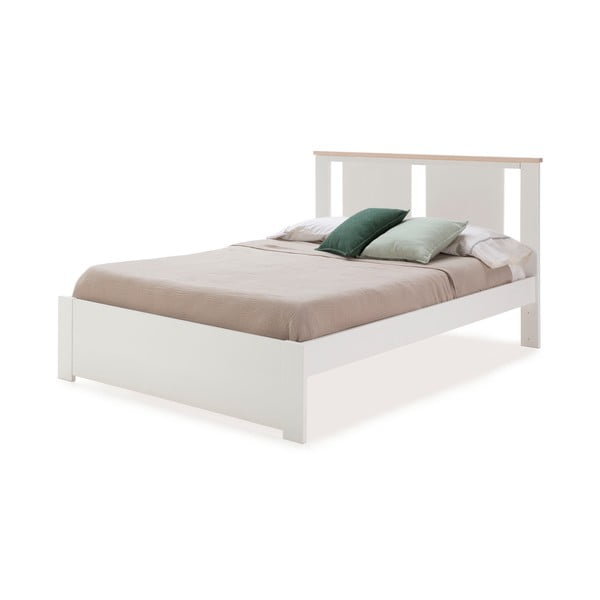 Bijeli bračni krevet s podnicom 140x190 cm Enara – Marckeric-image-3