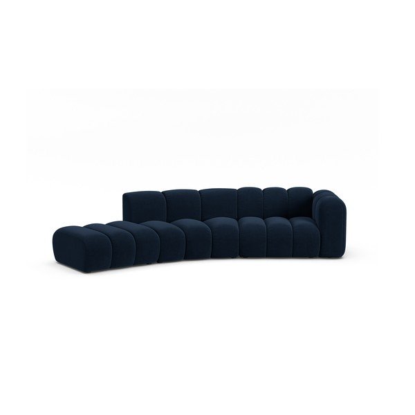 Tamno plava kutna garnitura (s desnim kutom) Lupine – Micadoni Home