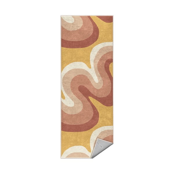 Oker žuta/prljavo roza periva staza 80x200 cm Strawberry Creamsicle – Mila Home