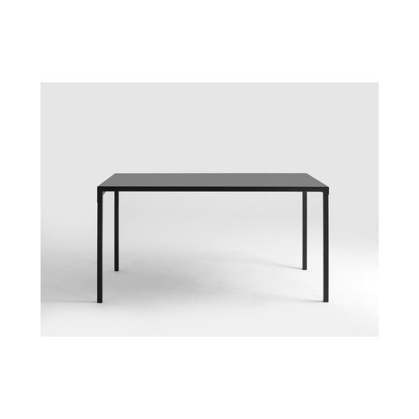 Crni metalni blagovaonski stol CustomForm Obroos, 140 x 80 cm-image-3