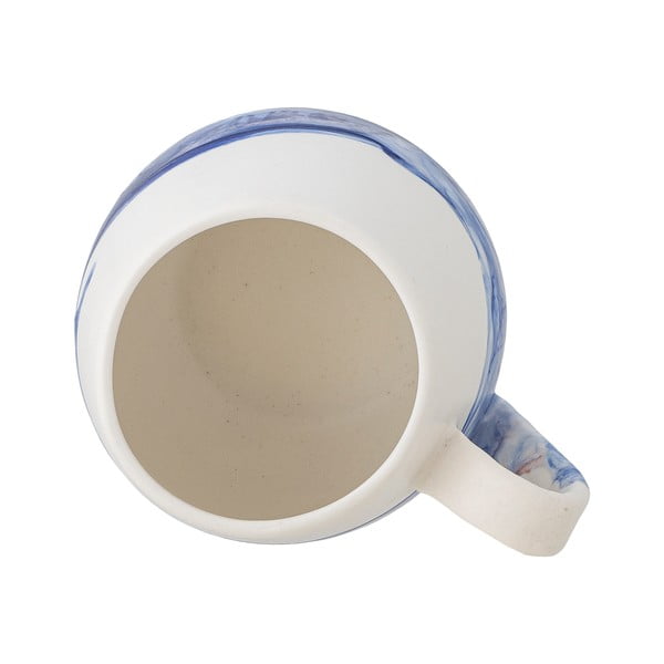 Bijele/plave šalice u setu 4 kom od kamenine 250 ml Lyre – Bloomingville-image-3