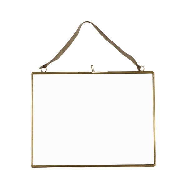 Metalni viseći okvir u zlatnoj boji 20x15 cm – Rex London