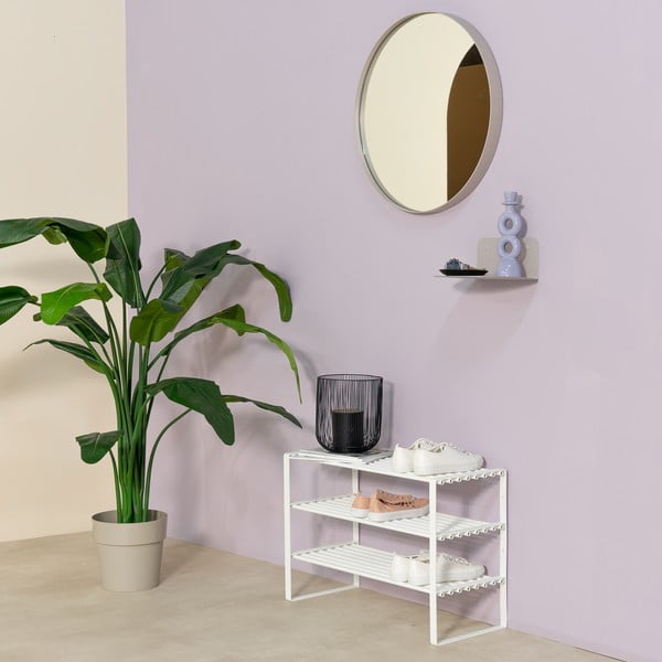 Bijeli metalni ormarić za cipele 70x49x29 cm Rex – Spinder Design-image-1