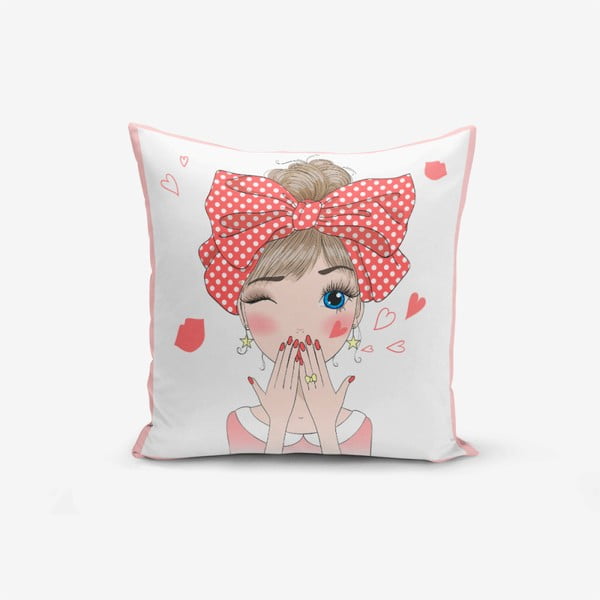Navlaka za jastuk Minimalist Cushion Covers Cute Girl, 45 x 45 cm