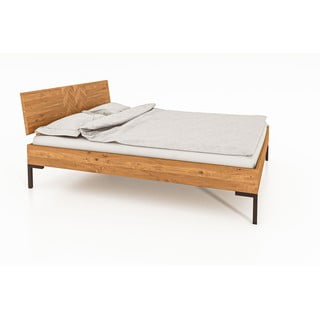 Bračni krevet od hrastovog drveta 140x200 cm Abies 2 - The Beds