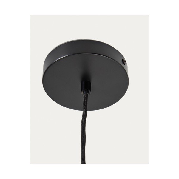 Crvena viseća svjetiljka s keramičkim sjenilom Drava – Kave Home-image-4