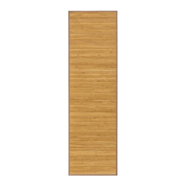 Tepih od bambusa staza u prirodnoj boji 60x200 cm – Casa Selección