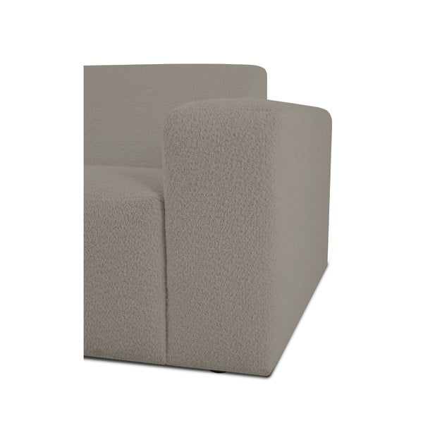 Svjetlo smeđa sofa od bouclé tkanine 228 cm Roxy – Scandic-image-3