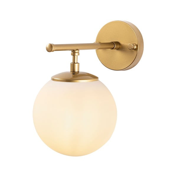 Bijela/mjedena zidna lampa Roe – Opviq lights-image-2