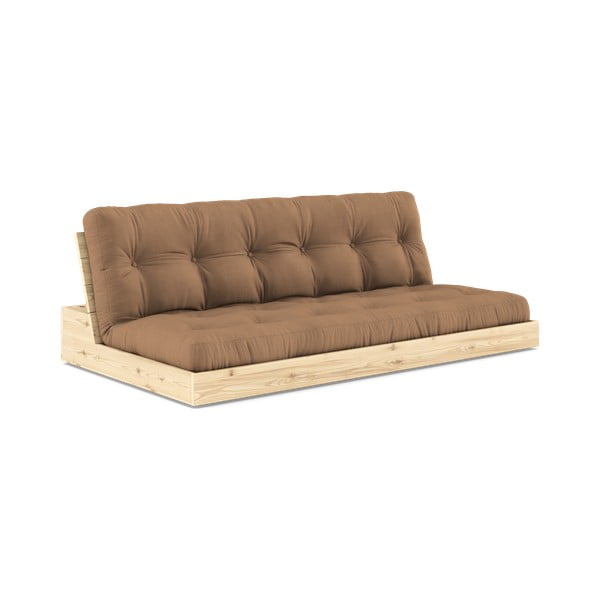 Smeđa sklopiva sofa 196 cm Base – Karup Design