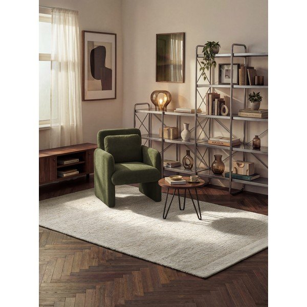 Krem ručno rađen vunen tepih 80x150 cm Bexley Woolwich – Ted Baker-image-1