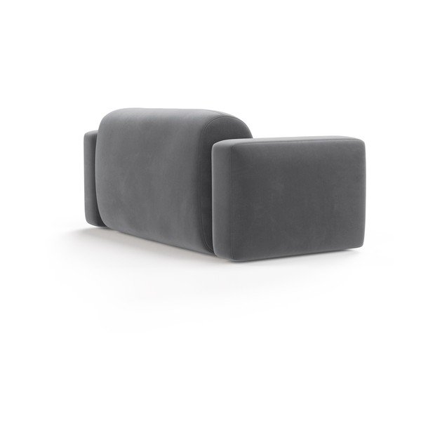 Siva baršunasti sofa 180 cm Strino – Cosmopolitan Design-image-2