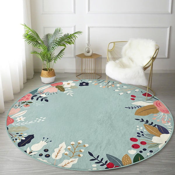 Periv/pogodan za robotski usisavač okrugli tepih ø 120 cm Comfort – Mila Home-image-1