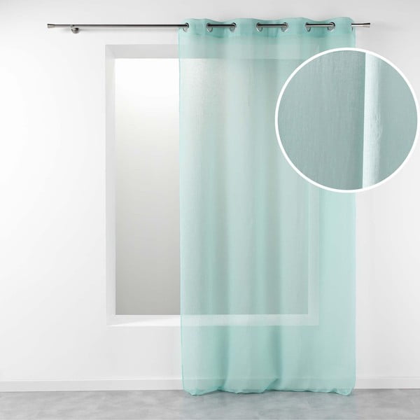 Mentol zelena prozirna zavjesa 140x280 cm Telma – douceur d'intérieur-image-2