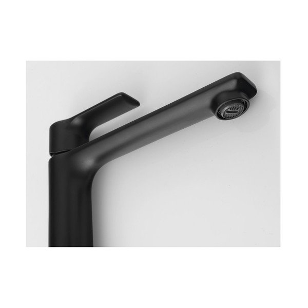 Mat crna stojeća slavina za umivaonik Pax – Sapho-image-2