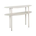 Sivi metalni pomoćni stol 28x90 cm Riqueza – Leitmotiv