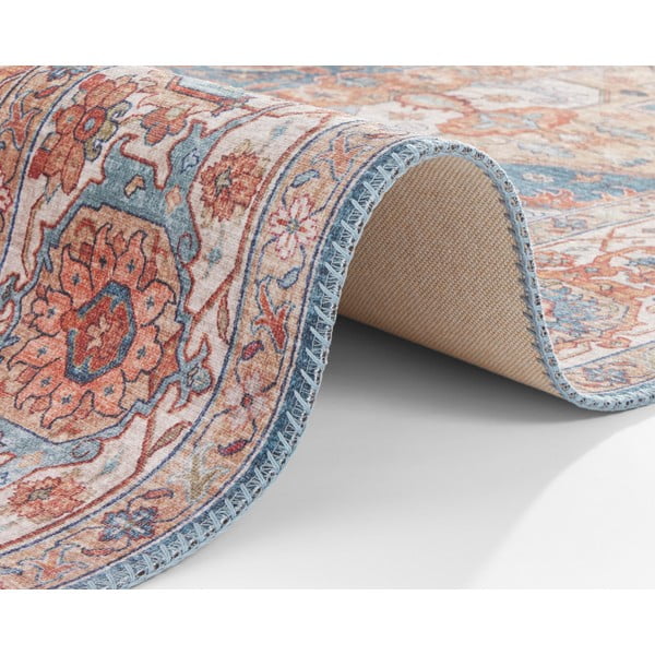 Plavo-crveni tepih Nouristan Sylla, 80 x 200 cm-image-4