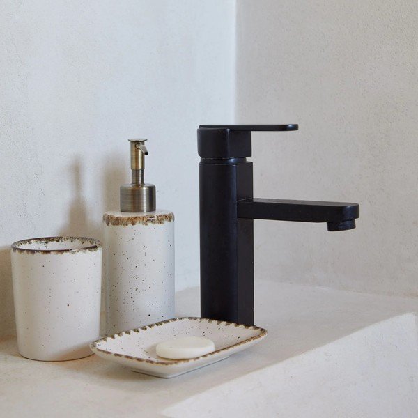 Krem čaša za četkice za zube od kamenine Toscana Bath – Casafina-image-1