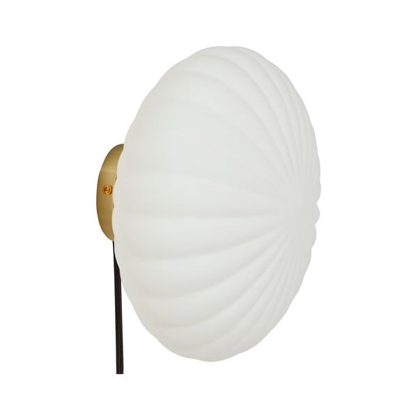 Bijela zidna lampa Kumu – Hübsch-image-2