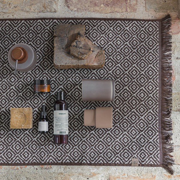 Smeđa staklena čaša za četkice za zube Modest – Mette Ditmer Denmark-image-3